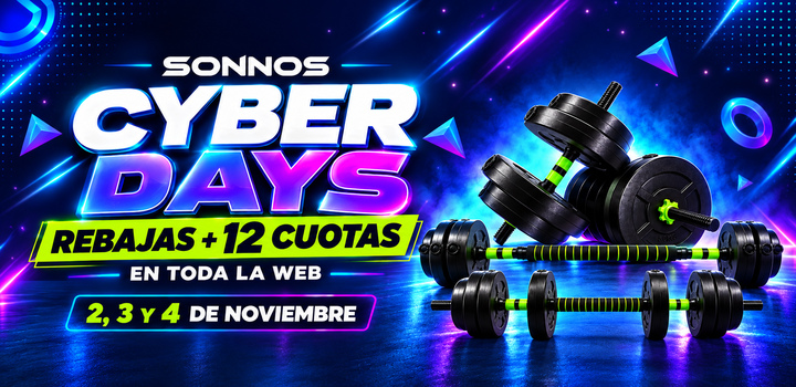 Cyber Days 2026 SONNOS | Ofertas Fitness y 12 Cuotas