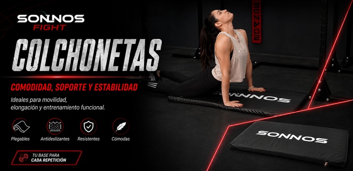 Colchonetas deportivas y mats para entrenamiento funcional