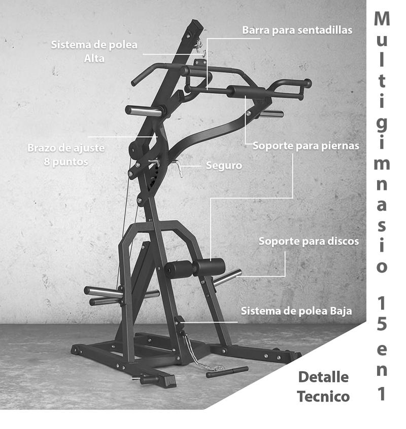 Gimnasio Multifuncion Sonnos 15 en 1