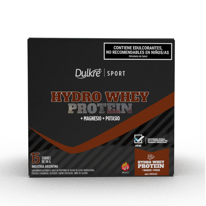 Hydro Whey Protein Dulkre 31g Chocolate – Recuperación Muscular