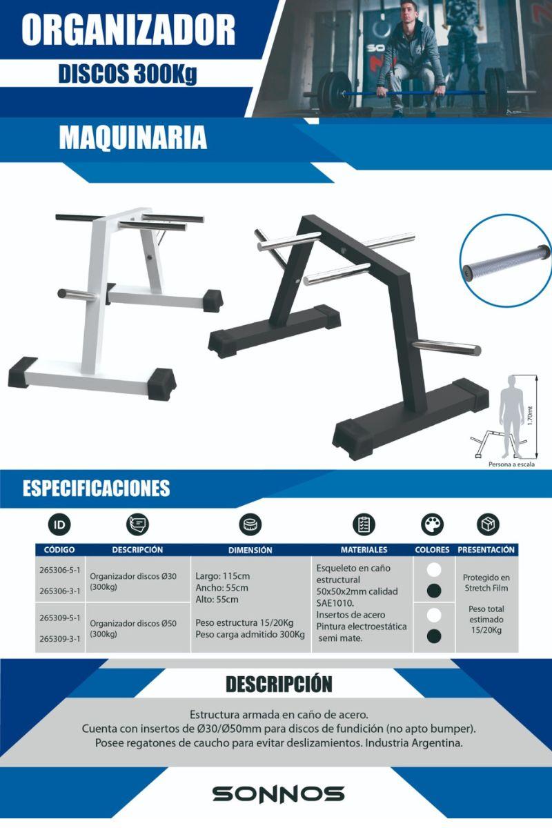 ORGANIZADOR DISCO SONNOS Ø30mm (300kg)