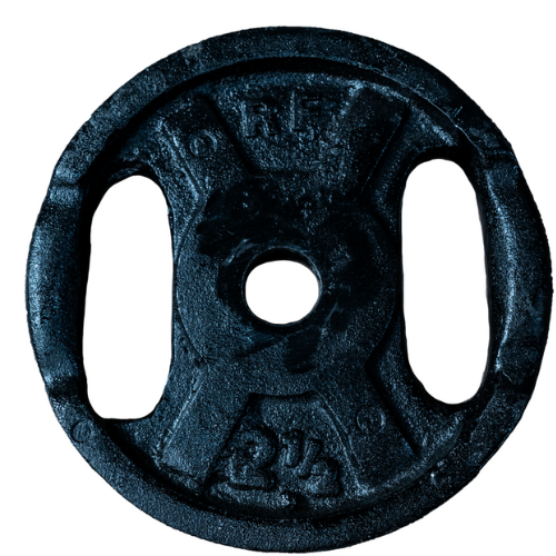 DISCO FUNDICION LyF 2,5kg x Ø30mm NEGRO (con manija)