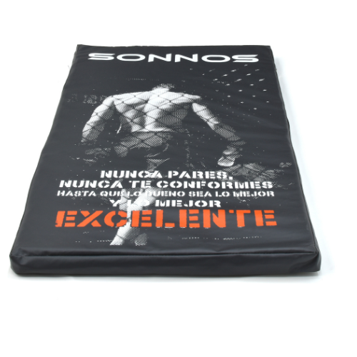COLCHONETA SONNOS LOGO MMA 1mt x 50cm x 4cm (densidad 50kg)