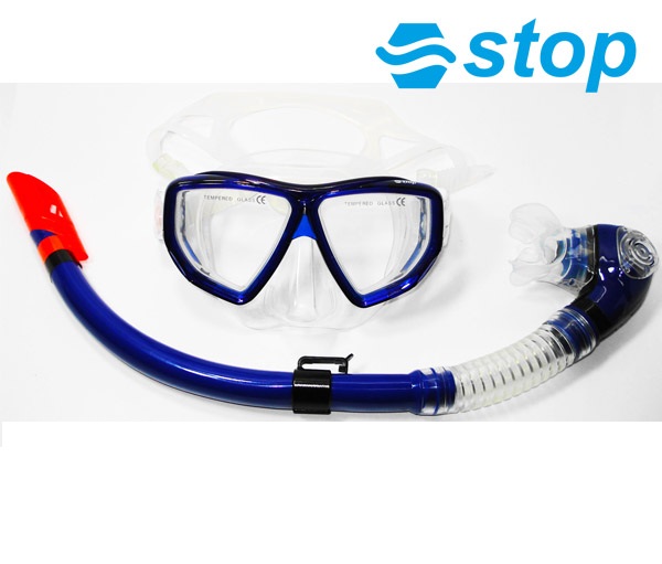 SET MASCARA SNORKEL PROFESIONAL STOP