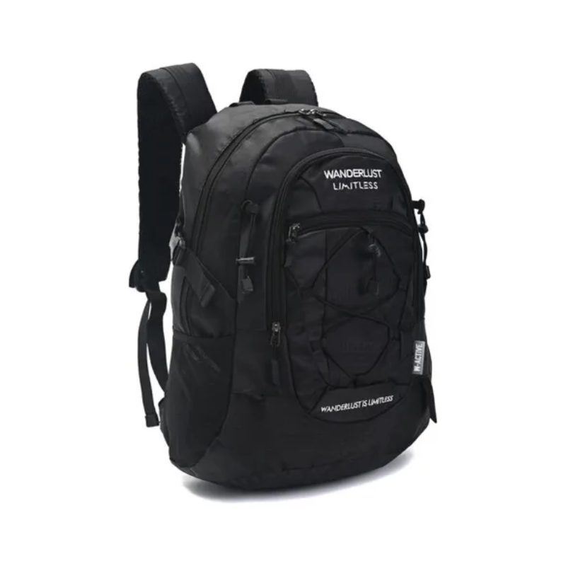 Mochila Wanderlust Active Limitless con Cobertor de Lluvia Negra