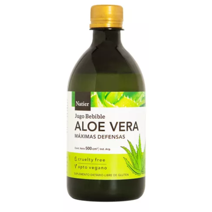 JUGO BEBIBLE ALOE VERA NATIER 500 cm3 máximas defensas