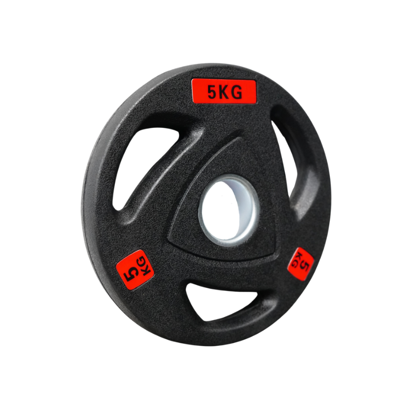 Disco Olímpico Trigrip Recubierto Caucho 5 kg Ø50mm Importado