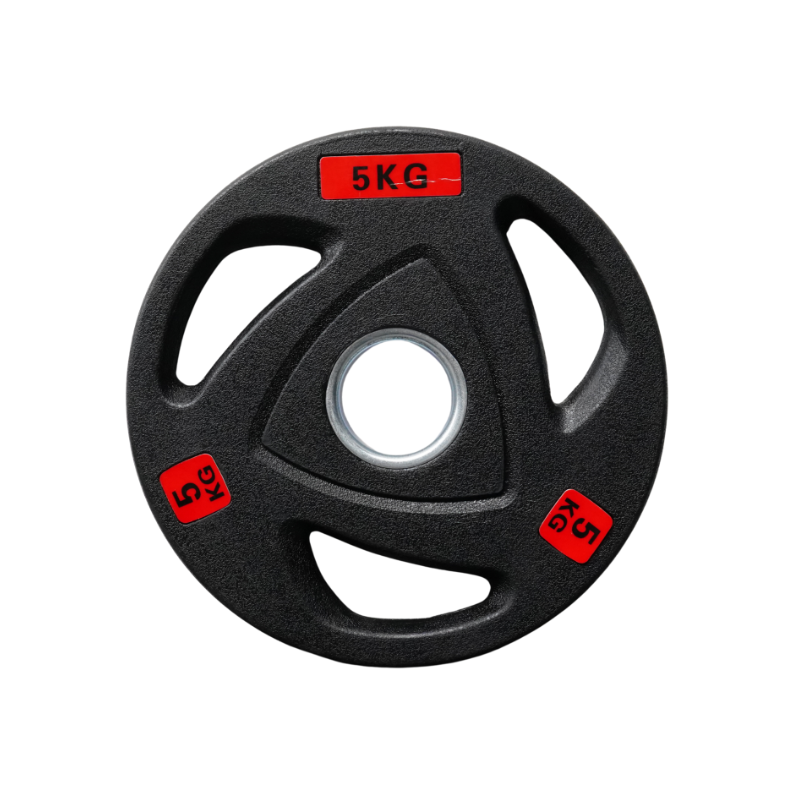 Disco Olímpico Trigrip Recubierto Caucho 5 kg Ø50mm Importado