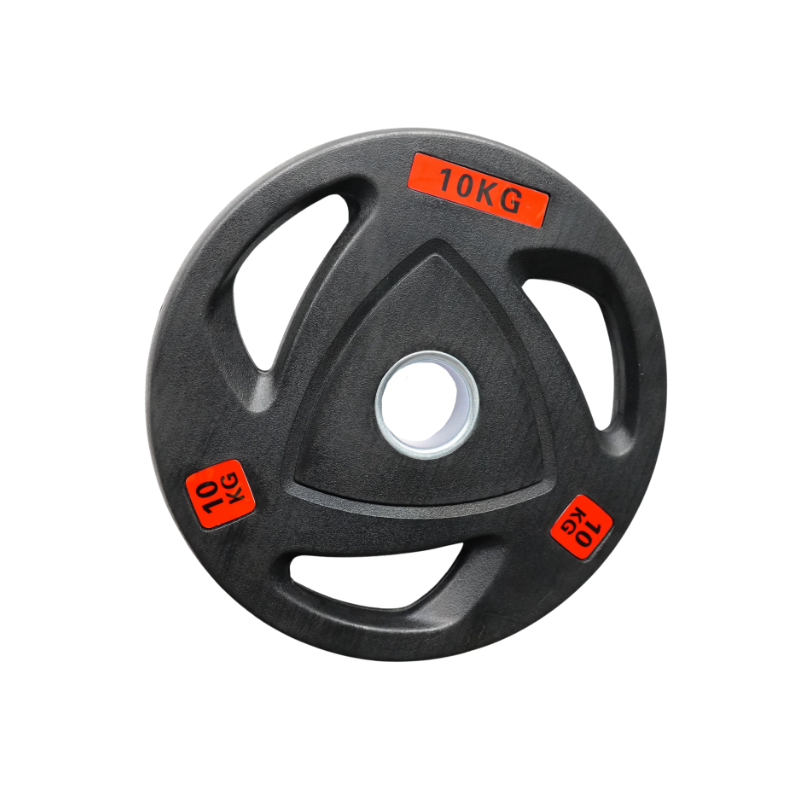 Disco Olímpico Trigrip Recubierto Caucho 10 kg Ø50mm Importado