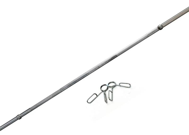 BARRA RECTA SONNOS CROMADA 1,10mts 30mm (CON topes)