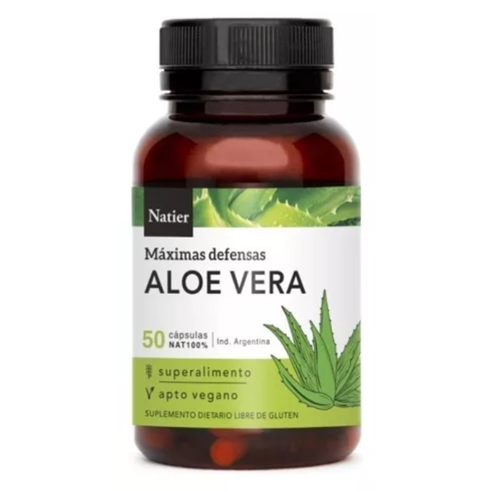 ALOE VERA 50 CAPS NATIER máximas defensas