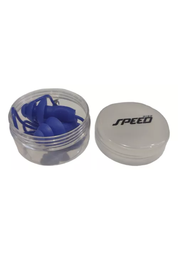 Tapones Silicona Speed con correa (art 411) Azul