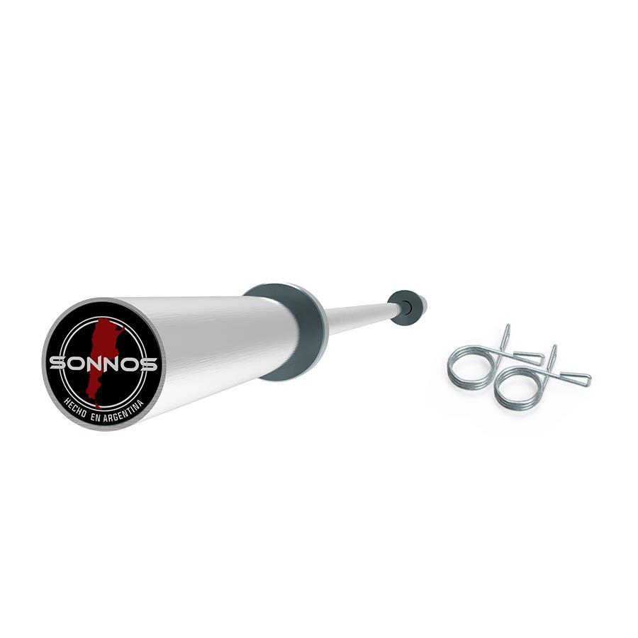 BARRA OLIMPICA SONNOS 1,70mts x 50mm 11,5kg (CON topes)