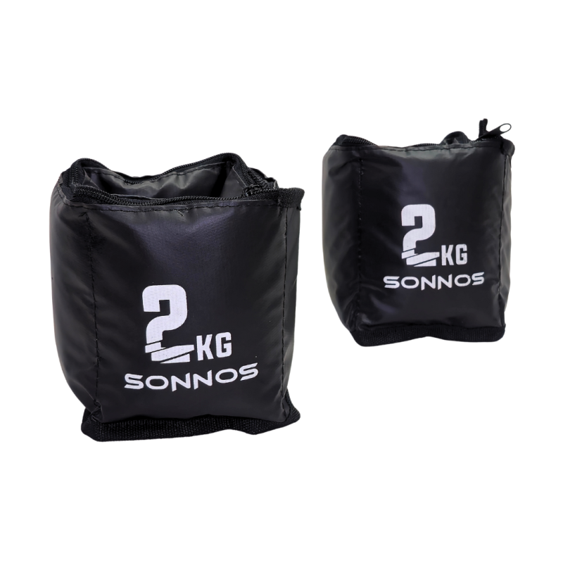 TOBILLERAS CON PESO SONNOS 2kg (venta por par)