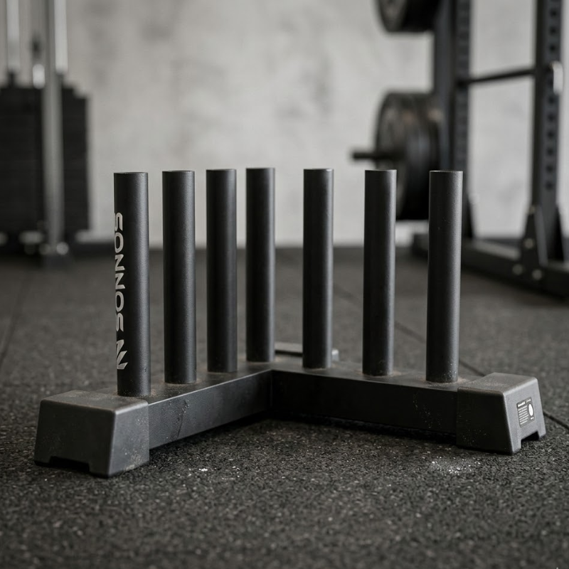 Organizador Esquinero Sonnos 7 Barras Ø30mm Negro Epoxi