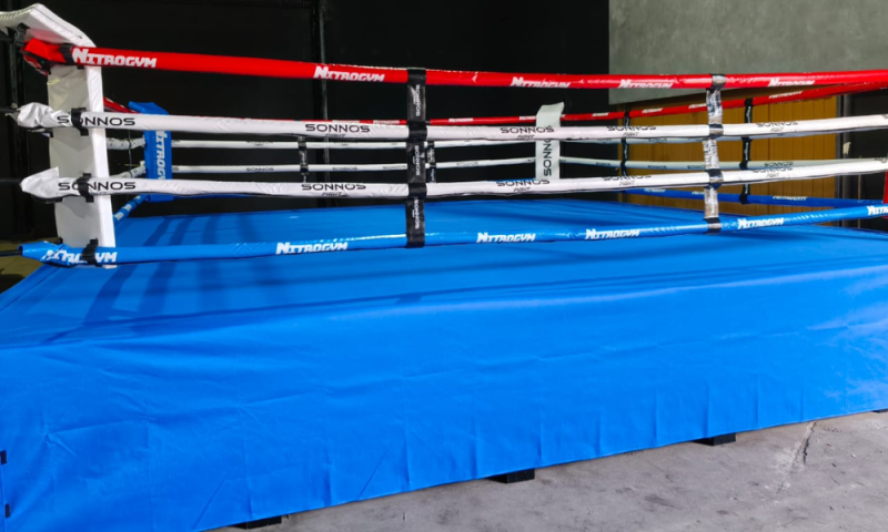 RING BOXEO SONNOS PROFESIONAL 6mts x 6mts x 90cm medidas oficiales FAB FIB