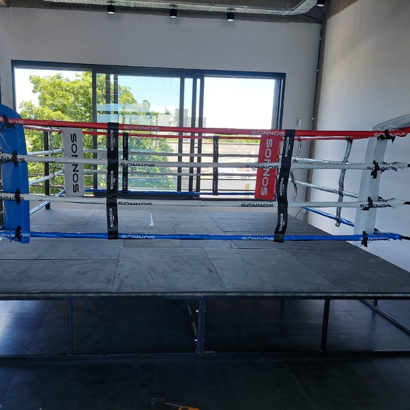 RING BOXEO SONNOS PROFESIONAL 4mts x 4,mts x 30cm (medidas NO oficiales)