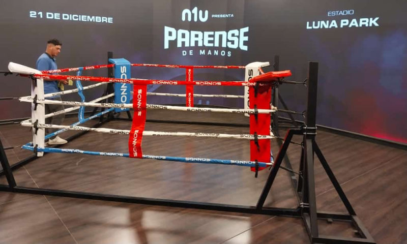 Ring de Boxeo Sonnos Inicial 4x4 Amurable Sin Piso