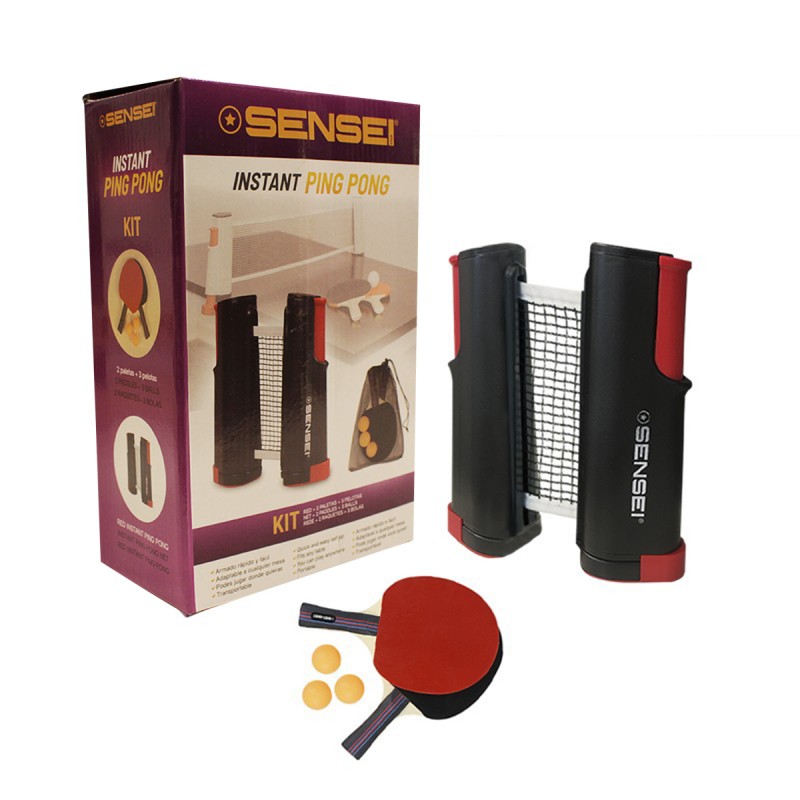 SET PING PONG SENSEI 2 PAL+3 PELO+RED