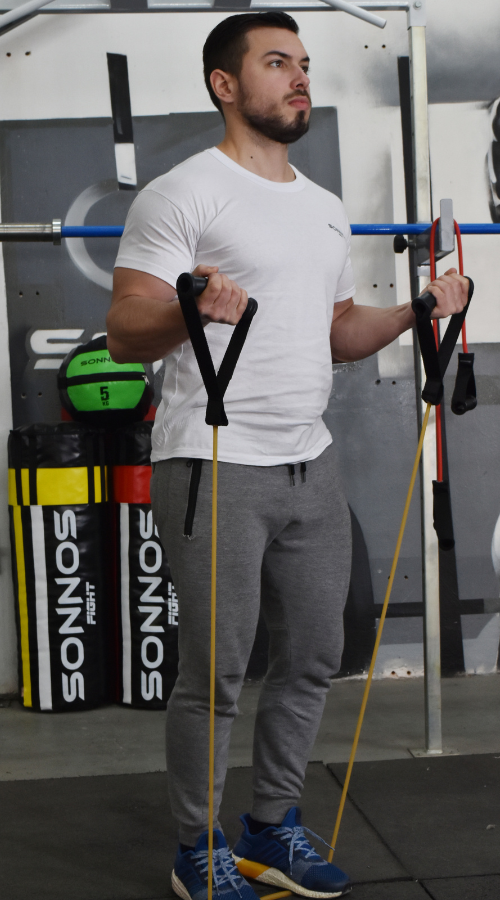 Banda Elástica Sonnos CX 45 LBS con Manijas – Alta Resistencia