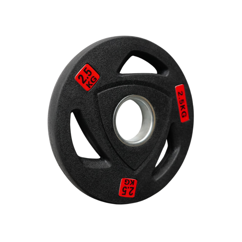 Disco Olímpico Trigrip Recubierto Caucho 2,5 kg Ø50mm Importado