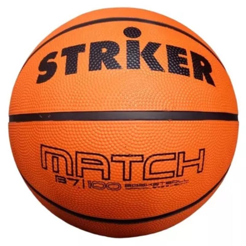 PELOTA BASQUET N°5 STRIKER CAUCHO naranja
