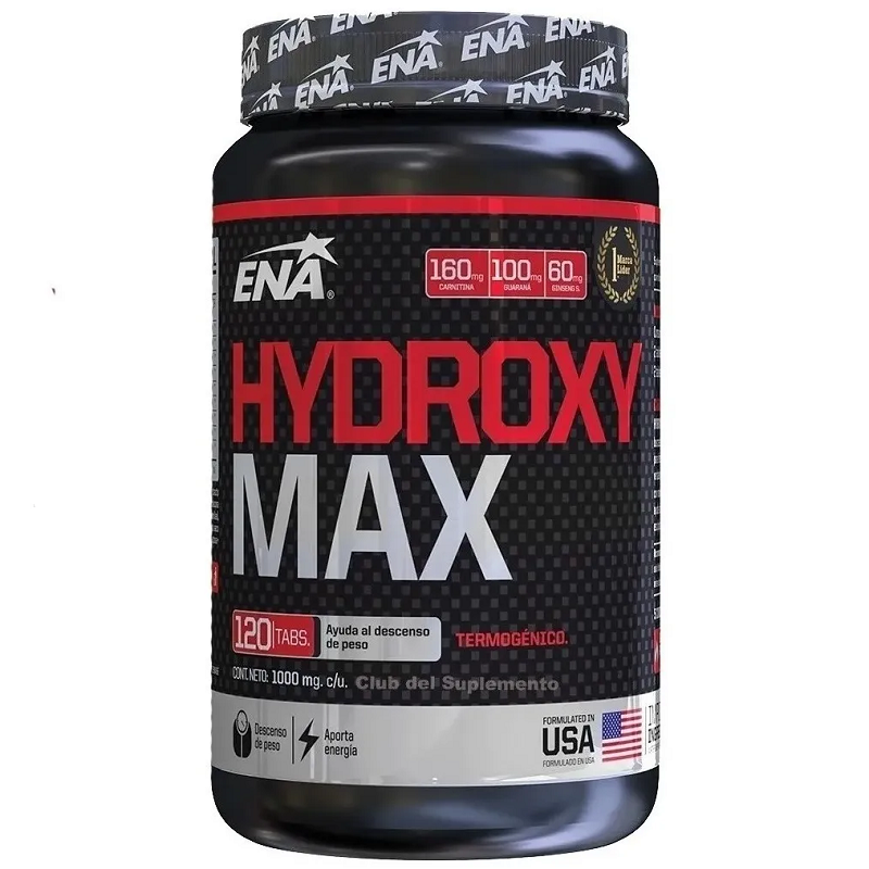 SUPLEMENTO DIETARIO QUEMADOR ENA HYDROXY MAX 120tabs