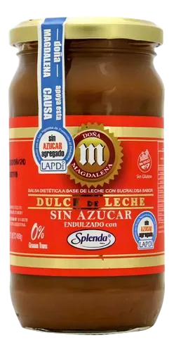 DULCE DE LECHE CON SPLENDA DOÑA MAGDALENA 400grs