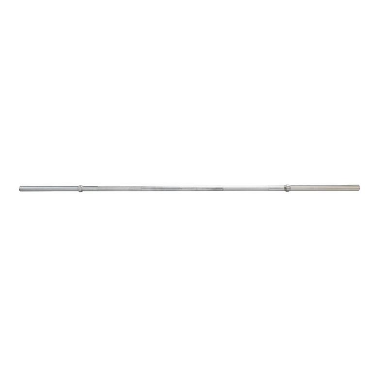 BARRA MACIZA 150 + MANCUERNAS A ROSCA + 30kg DISCO PVC NEGRO