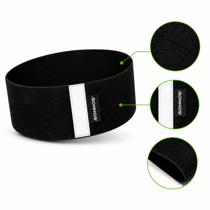 Kit Bandas de Tela Sonnos x3 – Baja Media Alta Resistencia