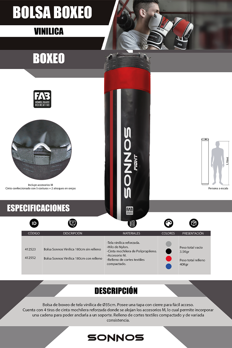 BOLSA SONNOS COMBINADA 1,80mts