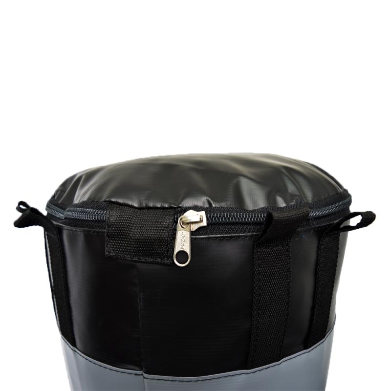 Bolsa de Boxeo Sonnos Combinada 90 cm con Relleno negro y gris