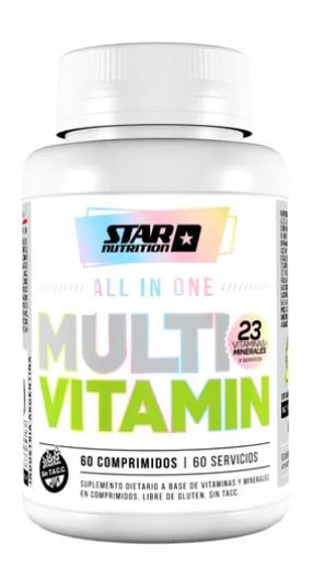MULTIVITAMINICO ALLINONE VIT STAR NUTRITION x 60 comprimidos
