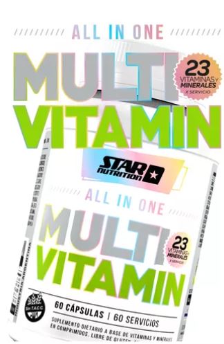 MULTIVITAMINICO ALLINONE VIT STAR NUTRITION x 60 comprimidos