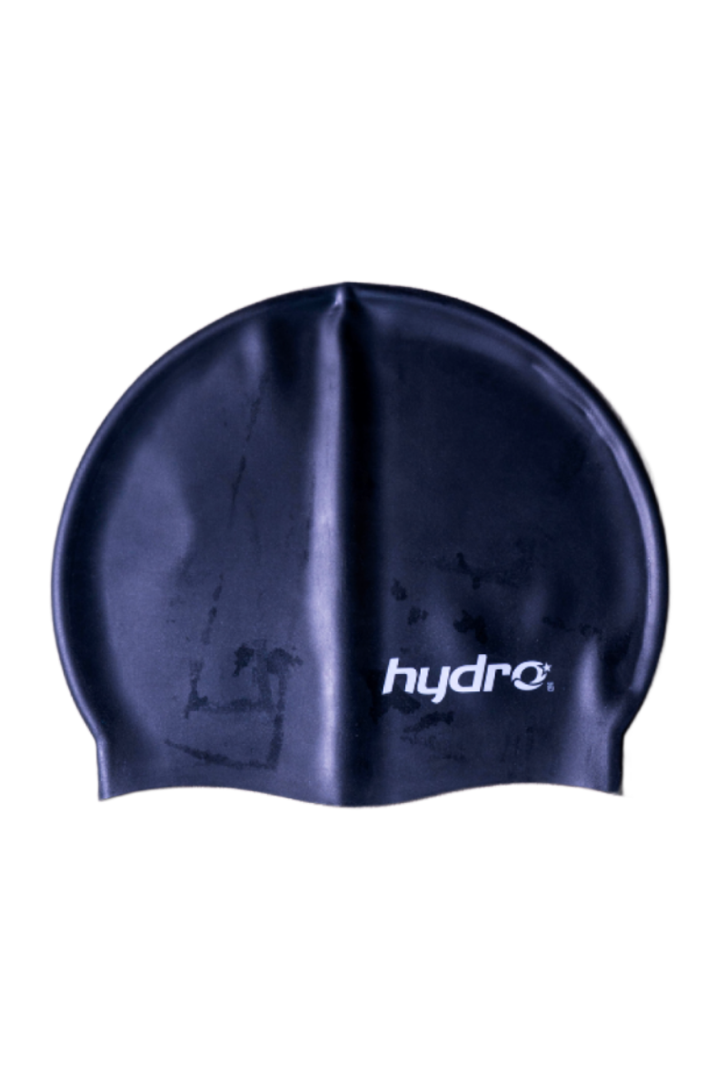 Gorra Natación Silicona Hydro Senior Negra Unisex