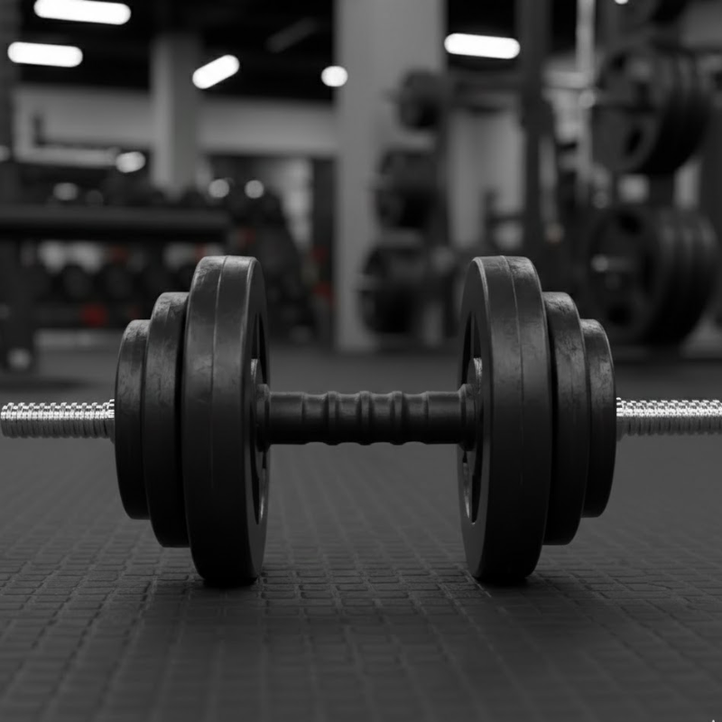 Empezá Fuerza en Casa – Barra + Mancuernas + 20kg Discos PVC