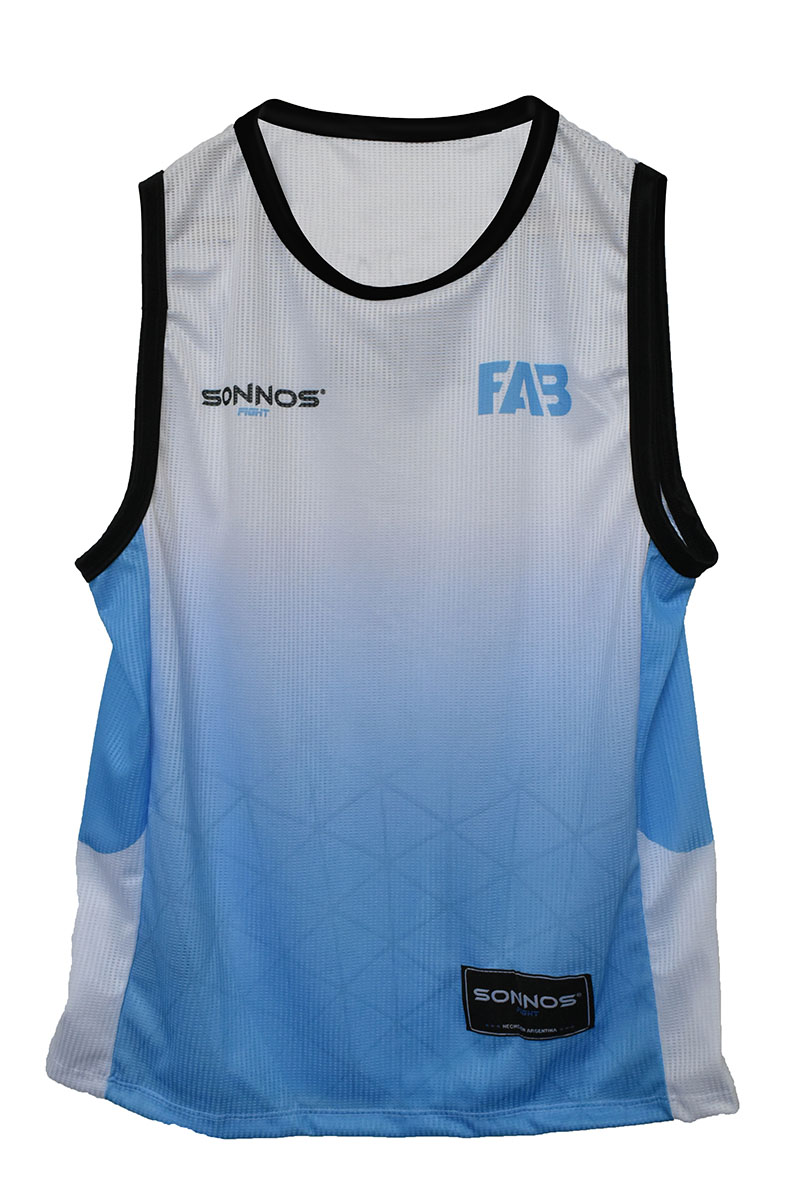 Musculosa SONNOS Oficial FAB 2020 – Homologada para Competencias de Boxeo