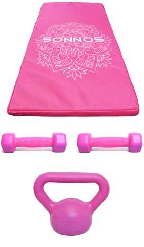 KIT LADY - COLCHONETA + PESA RUSA + 2 MANC 1kg