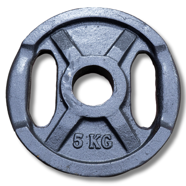 DISCO FUNDICION SONNOS OLIMPICO 5kg x Ø50mm GRIS (con manija)