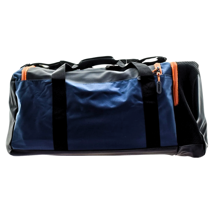 Bolso Deportivo Impermeable Wanderlust Mediano 55.5x28x28 cm Azul | 43L con Compartimiento para Zapatillas y Correa Acolchada