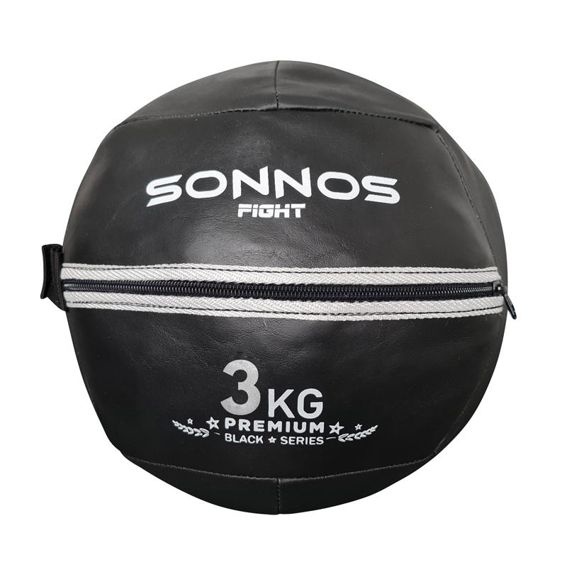 MEDICINE BALL SONNOS BLACK TIPO DYNAMAX 3kg