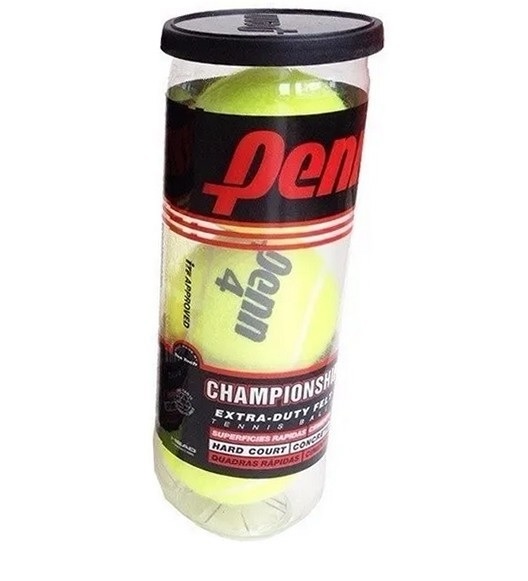 TUBO PELOTA TENIS PENN CHAMPIONSHIP x 3Unid (sello negro)