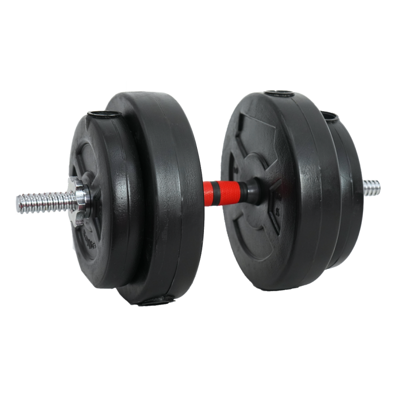 Kit Ajustable Barra mancuernas a rosca Fuerza 40 Kg
