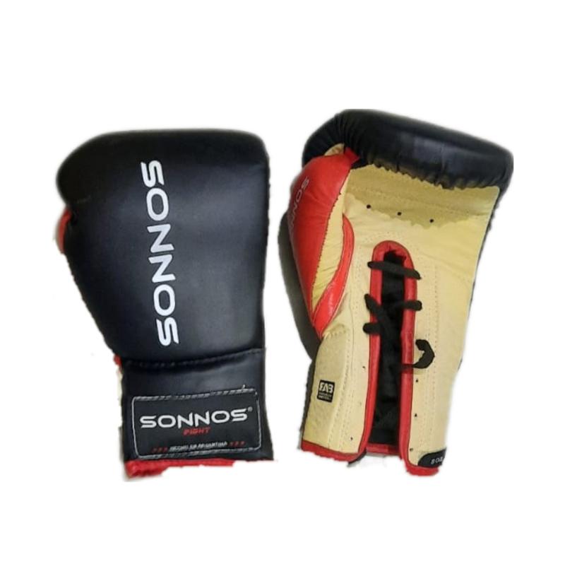 OUTLET GUANTE SONNOS SGP 8oz con cordon (FAB) Rojo