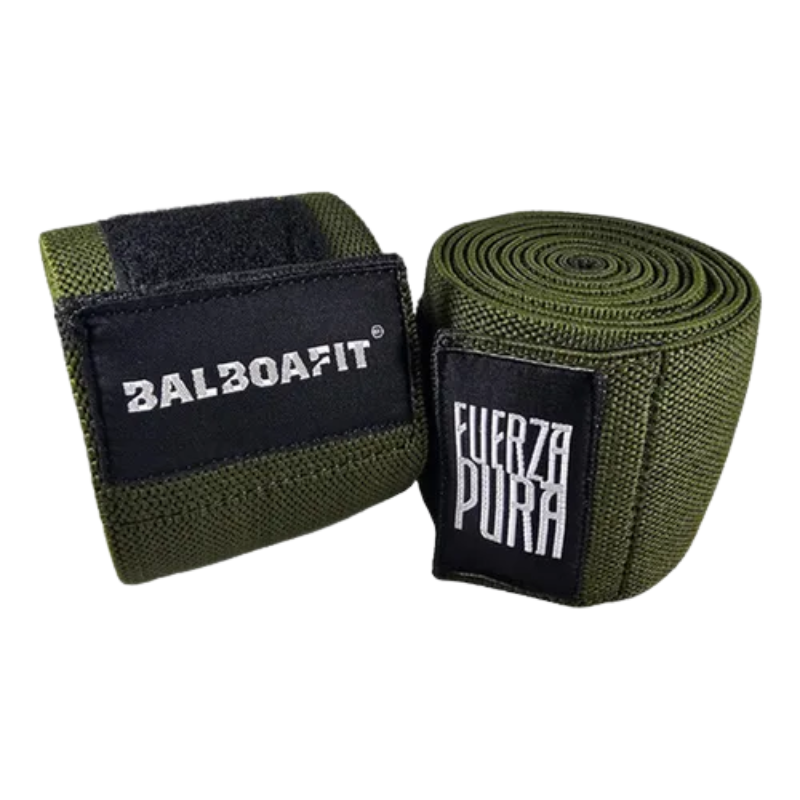 Venda Deportiva Rodilla BalboaFit Verde 2mts x Par
