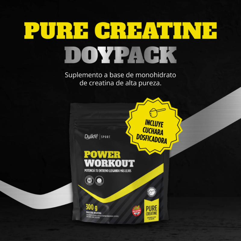 Creatina Monohidrato Dulkre 300g – Potenciador Deportivo Puro