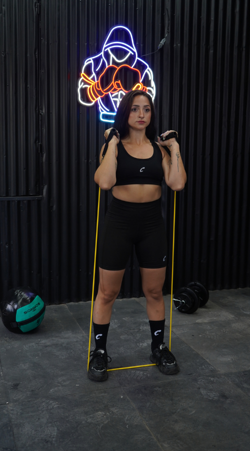 Banda Elástica Sonnos Amarilla con Manijas – Tensión Media 120 cm