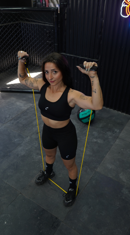 Banda Elástica Sonnos Amarilla con Manijas – Tensión Media 120 cm