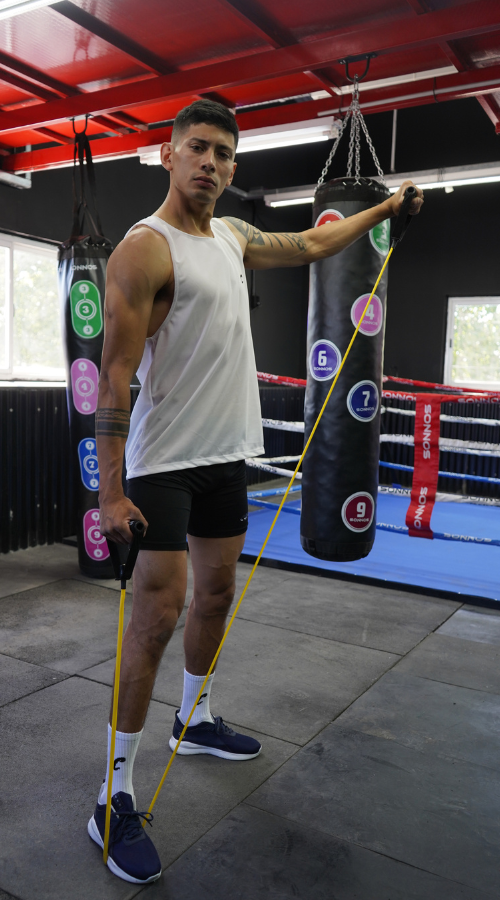 Banda Elástica Sonnos Amarilla con Manijas – Tensión Media 120 cm