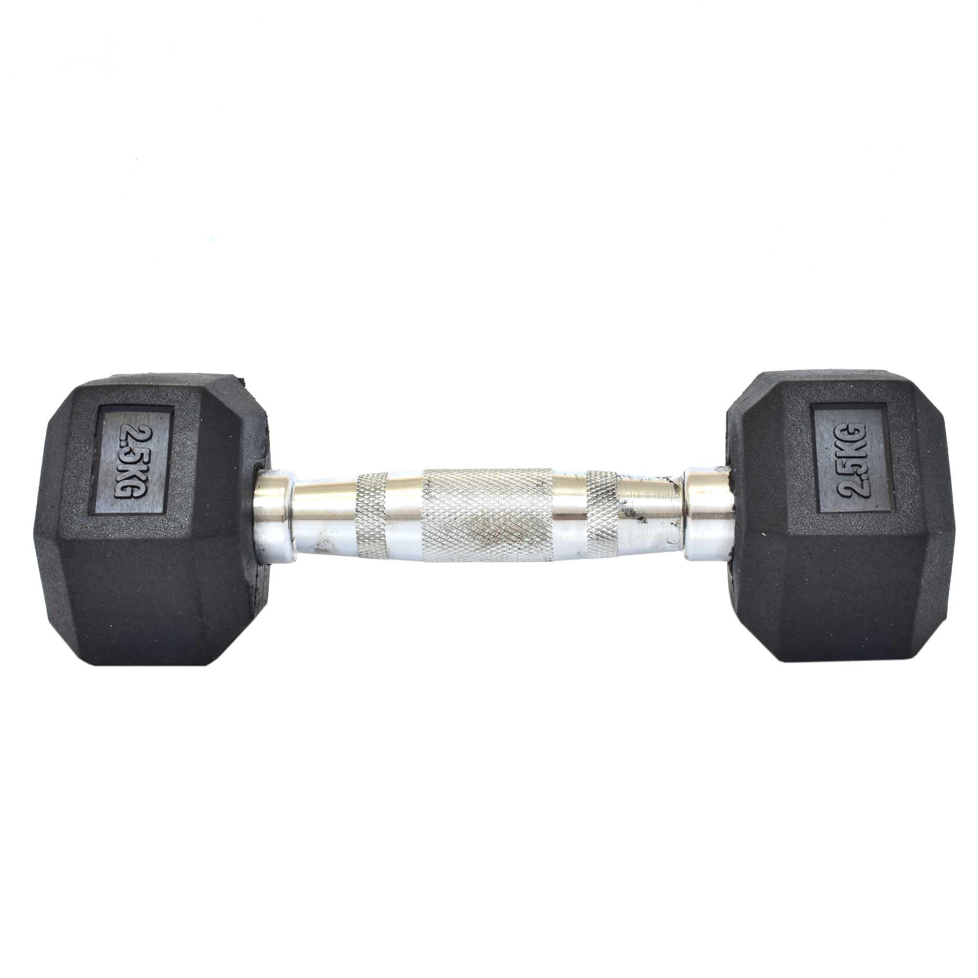 MANCUERNA HEXAGONAL CAUCHO 2,5kg SONNOS